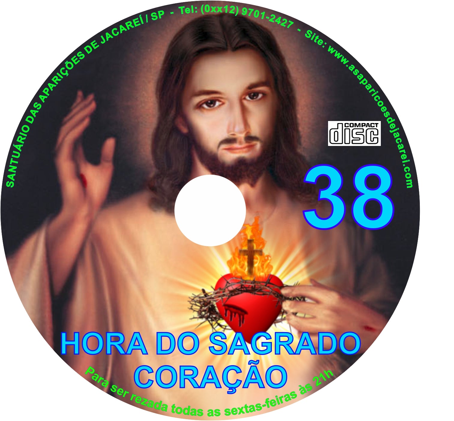 CD Hora do Sagrado Coração 38 CD Hora do Sagrado Coração 38